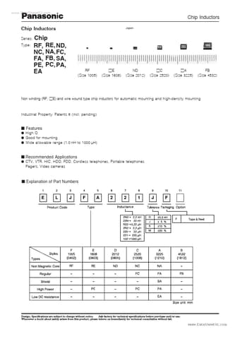  Datasheet Preview Page 1