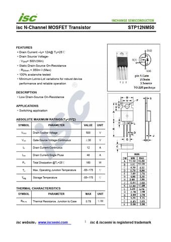  Datasheet Preview Page 1