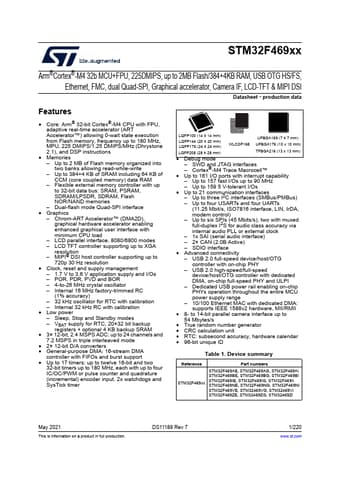  Datasheet Preview Page 1