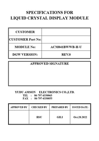 Datasheet Preview Page 1