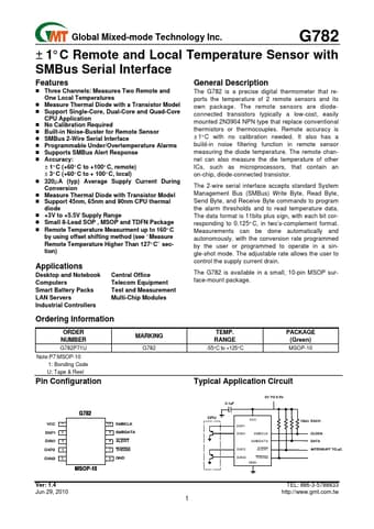  Datasheet Preview Page 1