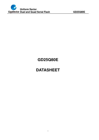  Datasheet Preview Page 1