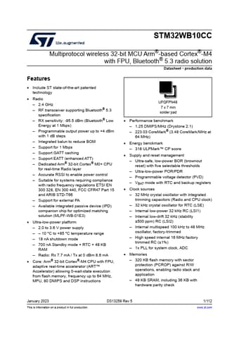 Datasheet Preview Page 1