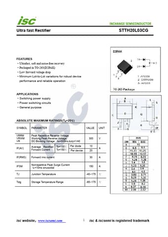  Datasheet Preview Page 1