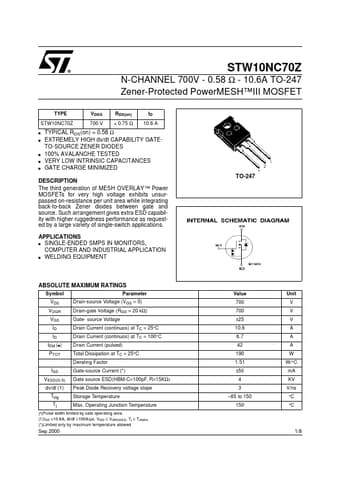  Datasheet Preview Page 1