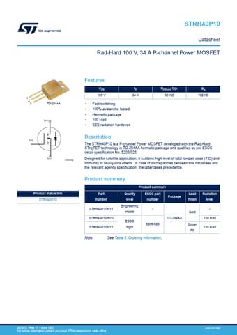  Datasheet Preview Page 1