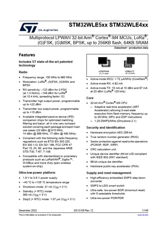  Datasheet Preview Page 1