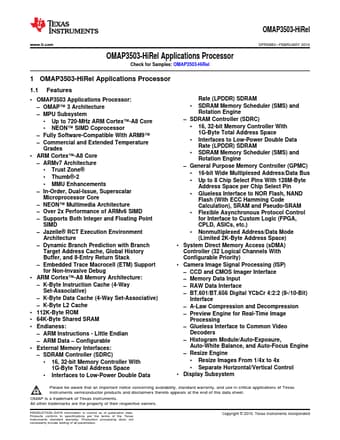  Datasheet Preview Page 1
