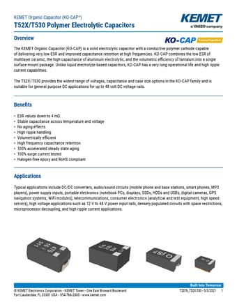  Datasheet Preview Page 1