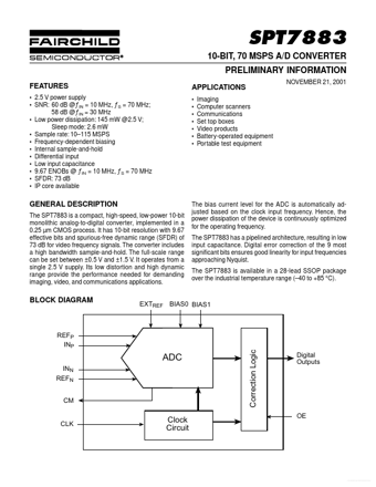  Datasheet Preview Page 1