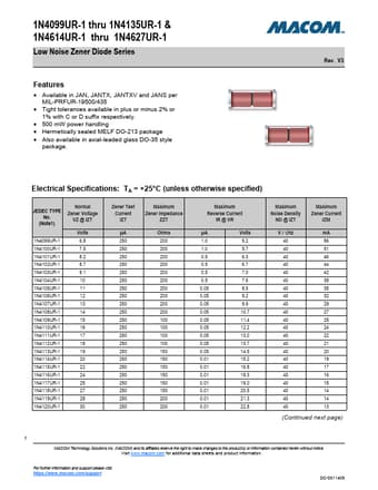  Datasheet Preview Page 1