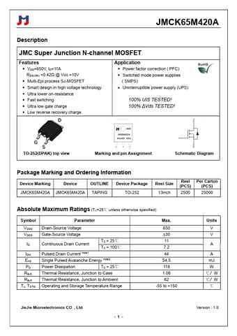  Datasheet Preview Page 1