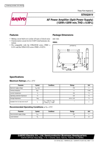  Datasheet Preview Page 1