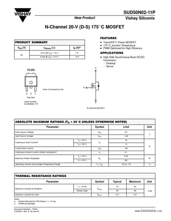  Datasheet Preview Page 1
