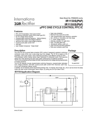  Datasheet Preview Page 1
