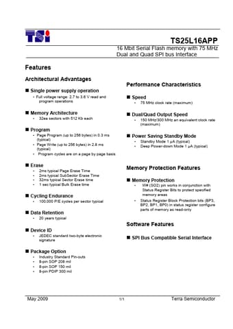  Datasheet Preview Page 1