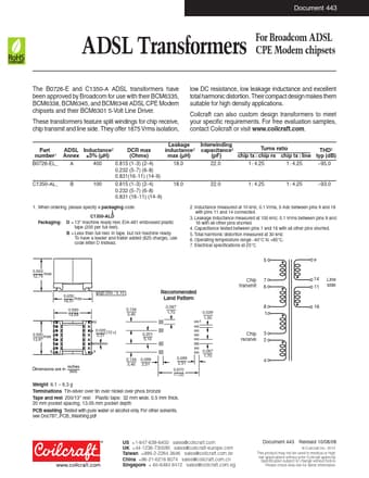  Datasheet Preview Page 1