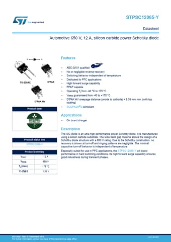  Datasheet Preview Page 1