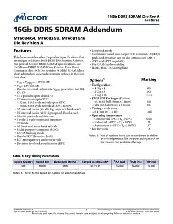  Datasheet Preview Page 1