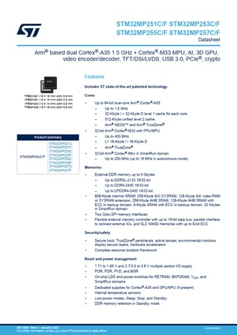  Datasheet Preview Page 1