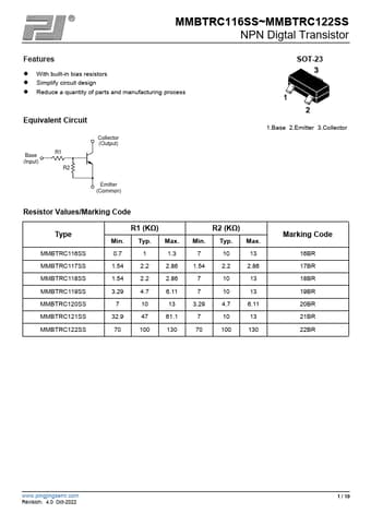  Datasheet Preview Page 1