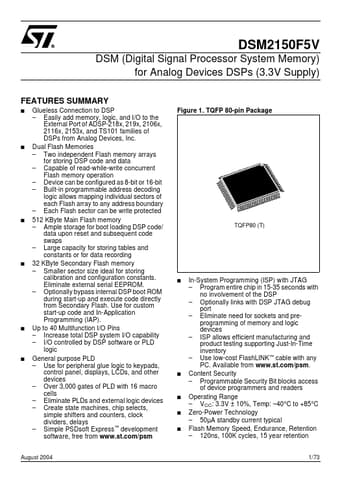  Datasheet Preview Page 1