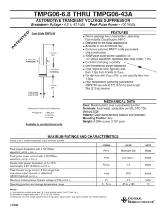  Datasheet Preview Page 1
