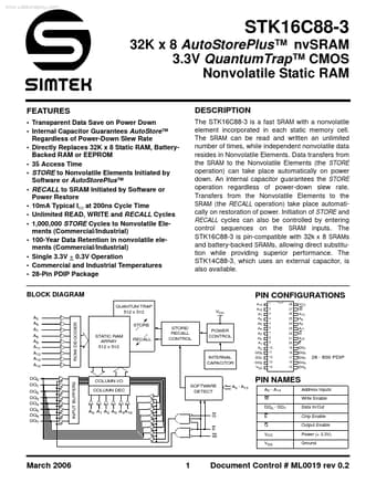 Datasheet Preview Page 1