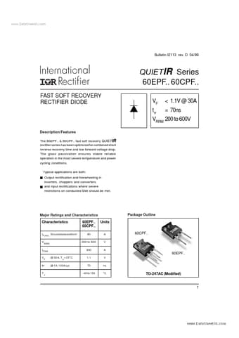  Datasheet Preview Page 1