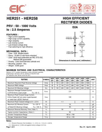  Datasheet Preview Page 1