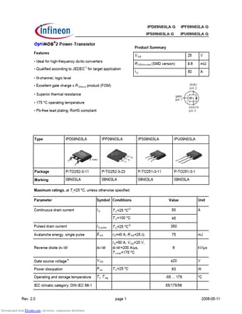  Datasheet Preview Page 1
