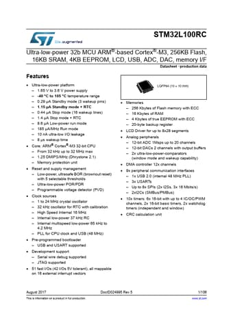 Datasheet Preview Page 1