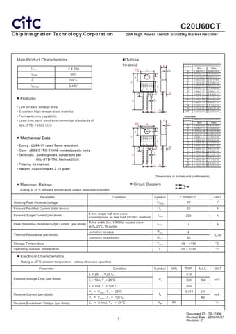  Datasheet Preview Page 1