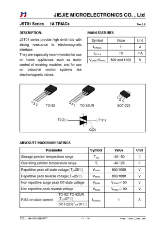  Datasheet Preview Page 1