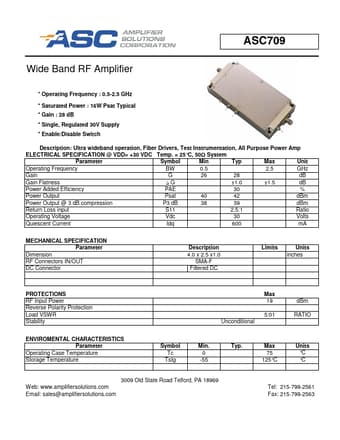  Datasheet Preview Page 1