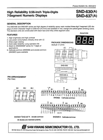  Datasheet Preview Page 1