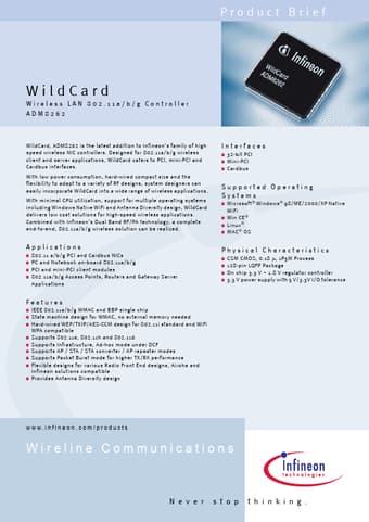  Datasheet Preview Page 1