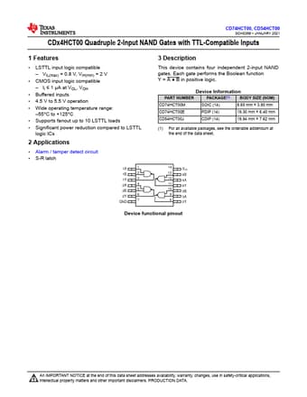  Datasheet Preview Page 1