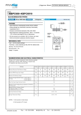  Datasheet Preview Page 1