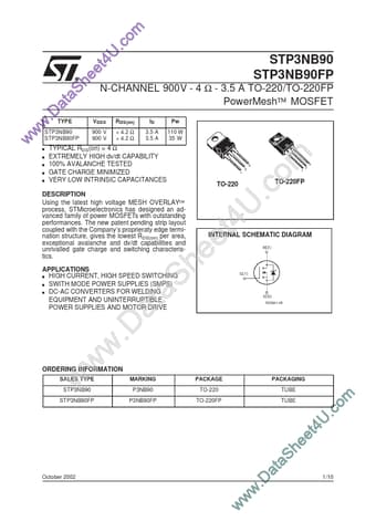  Datasheet Preview Page 1
