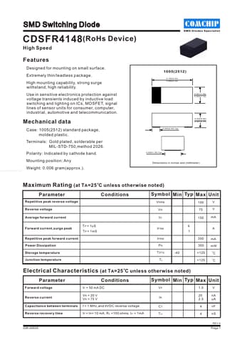  Datasheet Preview Page 1
