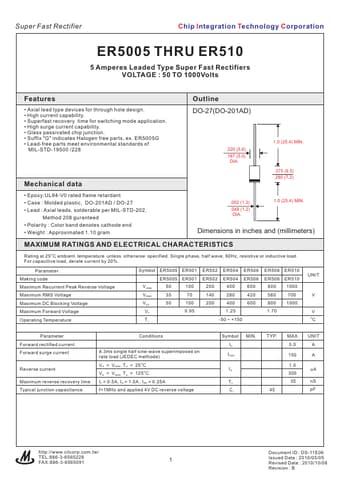  Datasheet Preview Page 1