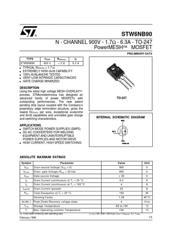  Datasheet Preview Page 1