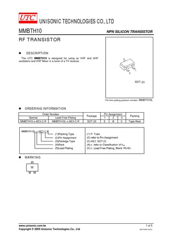  Datasheet Preview Page 1