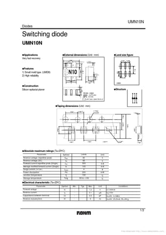  Datasheet Preview Page 1