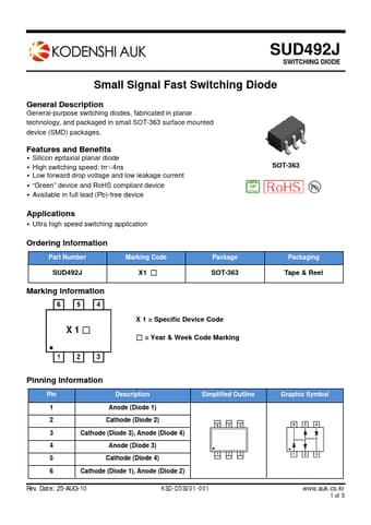  Datasheet Preview Page 1