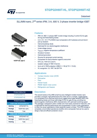  Datasheet Preview Page 1