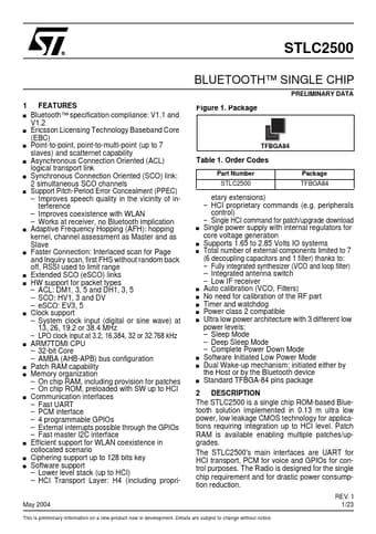  Datasheet Preview Page 1