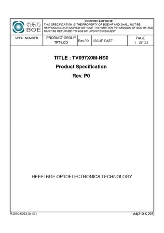  Datasheet Preview Page 1