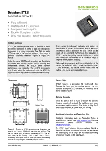  Datasheet Preview Page 1